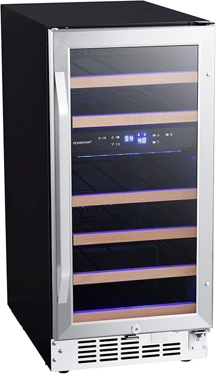 24-Bottle Dual-Zone Wine Cooler